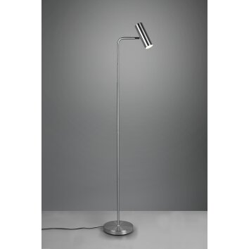 Trio Marley Staande lamp Nikkel mat, 1-licht