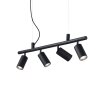 Ideallux DYNAMITE Hanglamp Zwart, 4-lichts