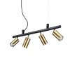 Ideallux DYNAMITE Hanglamp Zwart, 4-lichts