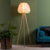 Brilliant Inna Staande lamp Hout licht, Wit, 1-licht