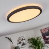 Boyero Plafondpaneel LED Zwart, 1-licht