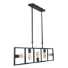 Steinhauer Racky Hanglamp Zwart, 5-lichts