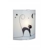 Brilliant Cat Muurlamp Wit, 1-licht