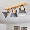 Orny Plafondlamp Hout licht, 3-lichts