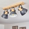 Orny Plafondlamp Hout licht, 3-lichts