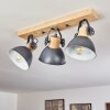 Orny Plafondlamp Hout licht, 3-lichts