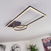 Moya Plafondlamp LED Zwart, 1-licht