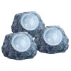 Globo SOLAR Solarlamp LED Grijs, 3-lichts