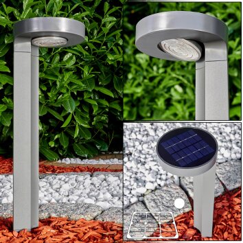 Portmore Solarlamp LED Grijs, 1-licht