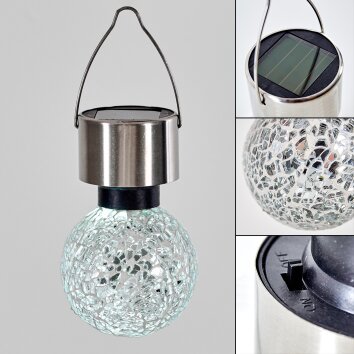 Ledoux Solarlamp roestvrij staal, 1-licht