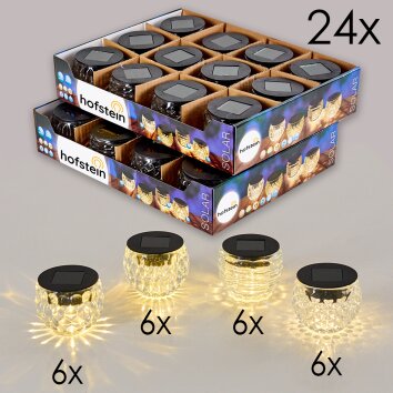 Benson Zonnelamp set van 24 LED Zwart, 1-licht