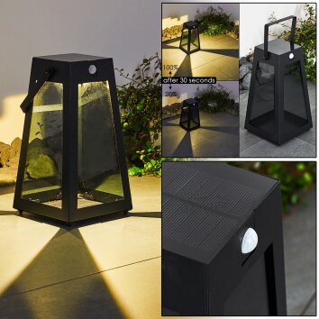 Arnhem Solarlamp LED Zwart, 1-licht