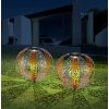 Globo Solarlamp LED Zilver, 1-licht