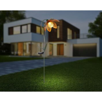 Globo Solarlamp LED Groen, 1-licht