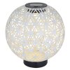 Globo Solarlamp LED Zwart, 1-licht