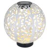 Globo Solarlamp LED Zwart, 1-licht