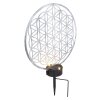 Globo Solarlamp LED Zilver, 2-lichts