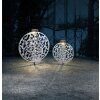 Globo Solarlamp LED Zilver, 1-licht