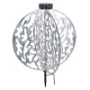 Globo Solarlamp LED Zilver, 1-licht