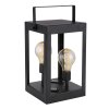 Globo Solarlamp LED Zwart, 2-lichts