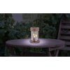 Globo Solarlamp LED Roest, 3-lichts