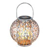 Globo Solarlamp LED Zilver, 1-licht