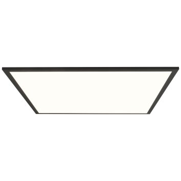 Brilliant Buffi Plafondpaneel LED Zwart, 1-licht