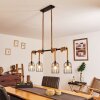 Ayocote Hanglamp Bruin, Zwart, 4-lichts