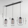 Crucible Hanglamp Grijs, Zwart, 3-lichts