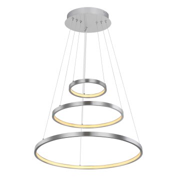 Globo RALPH Hanger LED Nikkel mat, 1-licht