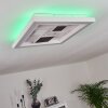 Fitili Plafondlamp LED Zwart, Wit, 1-licht, Afstandsbediening, Kleurwisselaar