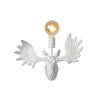 Lucide MOOSE Muurlamp Wit, 1-licht