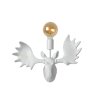 Lucide MOOSE Muurlamp Wit, 1-licht