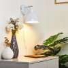 Caney Muurlamp Chroom, Wit, 1-licht