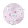 Waldi Einhorn Plafondlamp Roze, Roze, 3-lichts