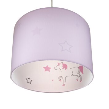 Waldi Silhouette Einhorn Hanglamp Wit, 1-licht