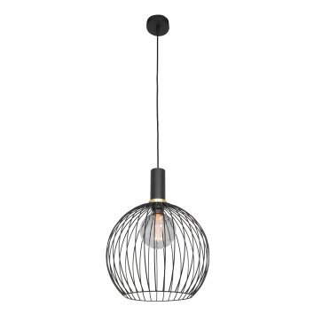 Steinhauer Aureole Hanglamp Zwart, 1-licht