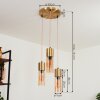 Dulcita Hanglamp Messing, 3-lichts