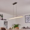 Barrud Hanglamp LED Zilver, 1-licht