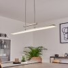 Barrud Hanglamp LED Zilver, 1-licht