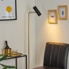 Zuoz Staande lamp Messing, Zwart, 1-licht