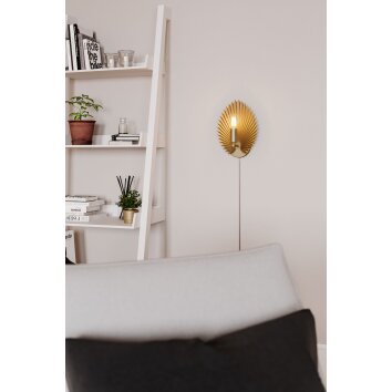 By Rydens Aruba Muurlamp Goud, 1-licht