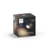 Philips Hue Ambiance White Buckram Plafondspot extensie Zwart, 1-licht