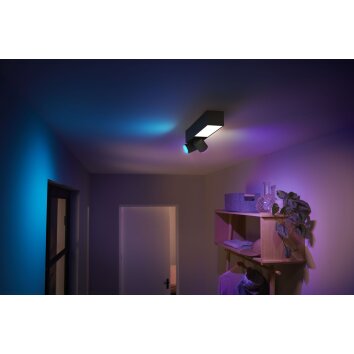 Philips HUE Centris Plafondlamp LED Zwart, 3-lichts, Kleurwisselaar