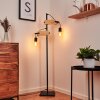 Hautahi Staande lamp Grijs, Hout licht, 2-lichts