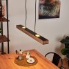 Giresta Hanglamp LED Zwart, 6-lichts