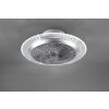 Reality Narvik Ventilator LED Chroom, 1-licht, Afstandsbediening