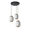 Lucide GOSSE Hanglamp Zwart, 3-lichts