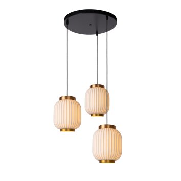 Lucide GOSSE Hanglamp Zwart, 3-lichts