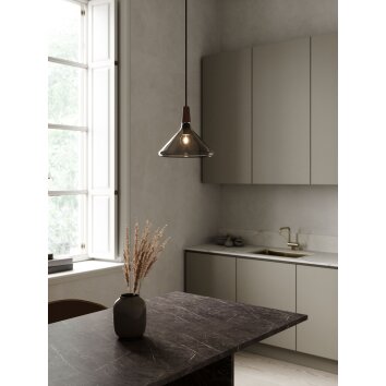 Design For The People by Nordlux NORI Hanger Bruin, Zwart, 1-licht